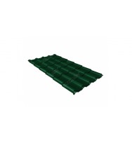 Металлочерепица камея для крыши 0,45 Drap RAL 6005 зеленый мох
