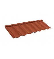 LUXARD композитная металлочерепица для крыши, Classic, 415x1350мм, Коралл