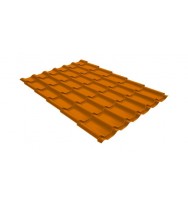 Металлочерепица классик для крыши 0,45 PE RAL 2004 оранжевый