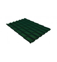 Металлочерепица классик для крыши 0,5 Satin RAL 6005 зеленый мох