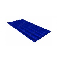 Металлочерепица для крыши кредо 0,45 PE RAL 5002 ультрамариново-синий