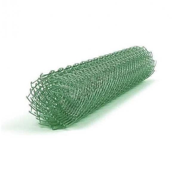 Сетка плетеная неоцинкованная в ПВХ, яч. 50х50мм, д. 2,5мм, рулон 1,5х10м